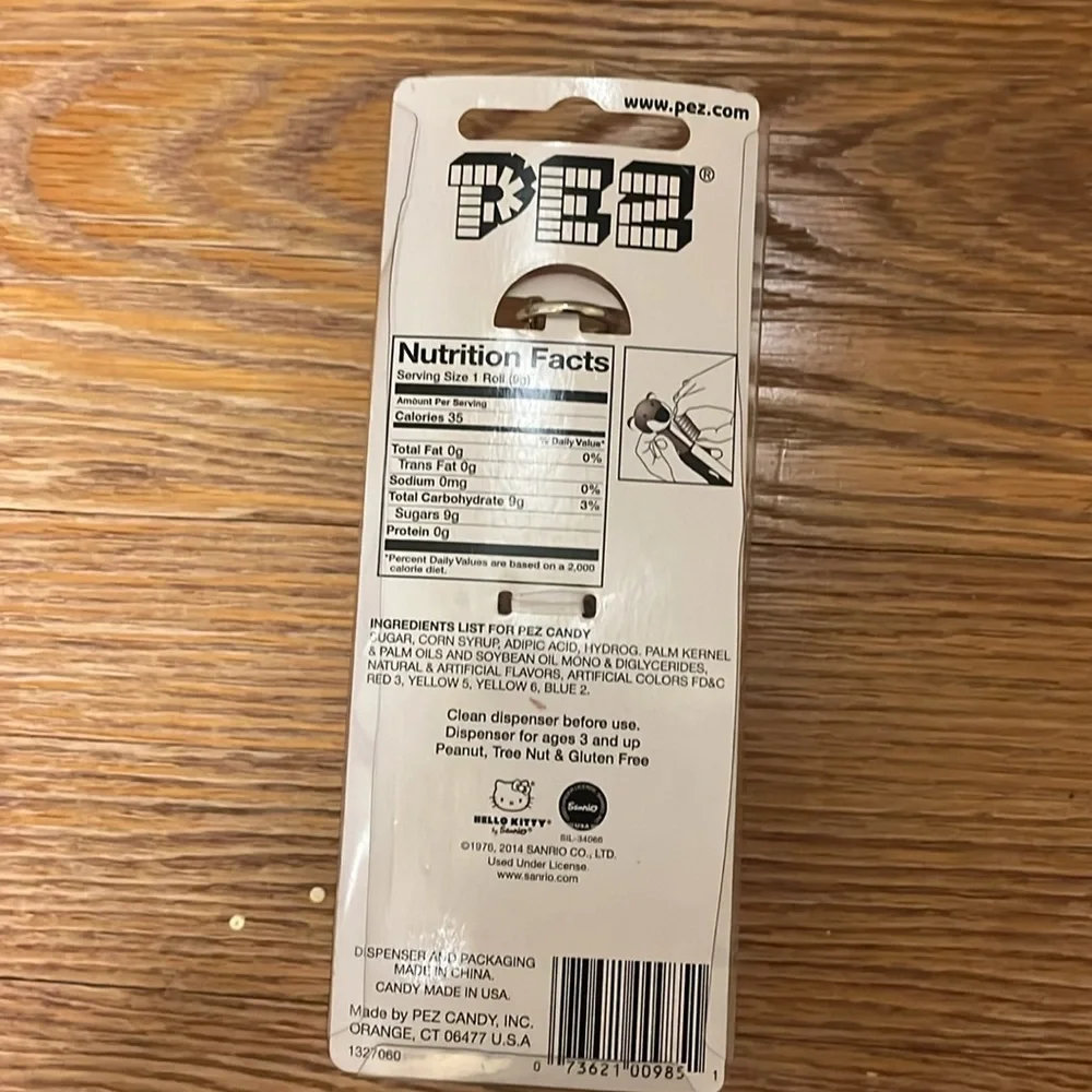 Hello Kitty Bunny Keychain Pez Dispenser Plush New